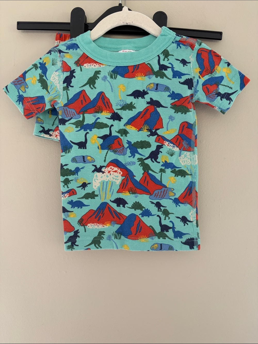 Hanna Andersson Dinosaur Short Pajama Set 3T